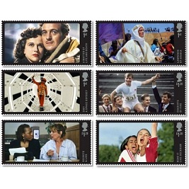 Great British Film stamps Standard Perf2